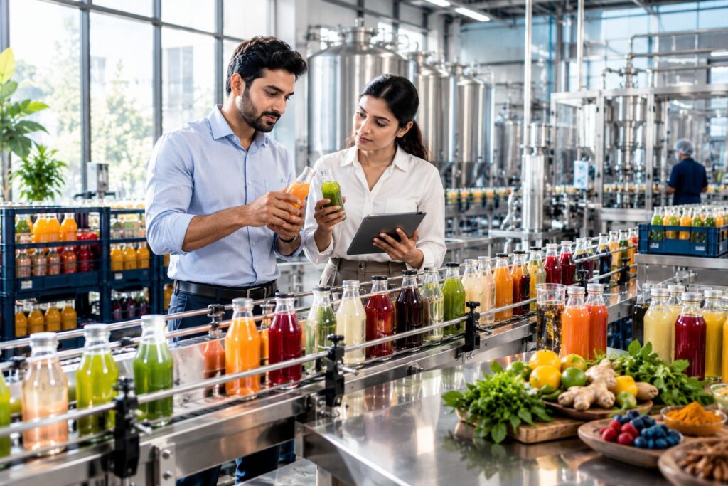 Beverage consultants in India working on drink formulation and product development