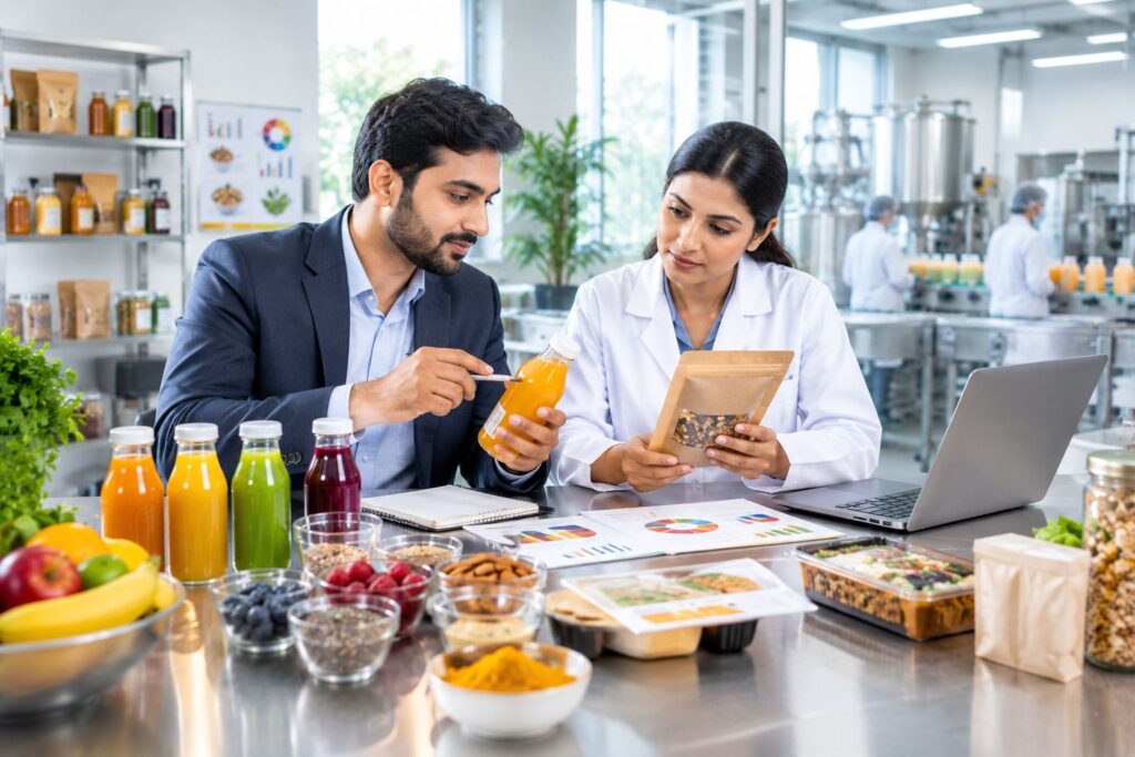 Food and beverage consultant helping develop a food brand and beverage products