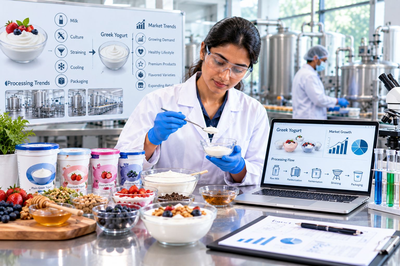 Greek yogurt production and processing trends in the Indian dairy market