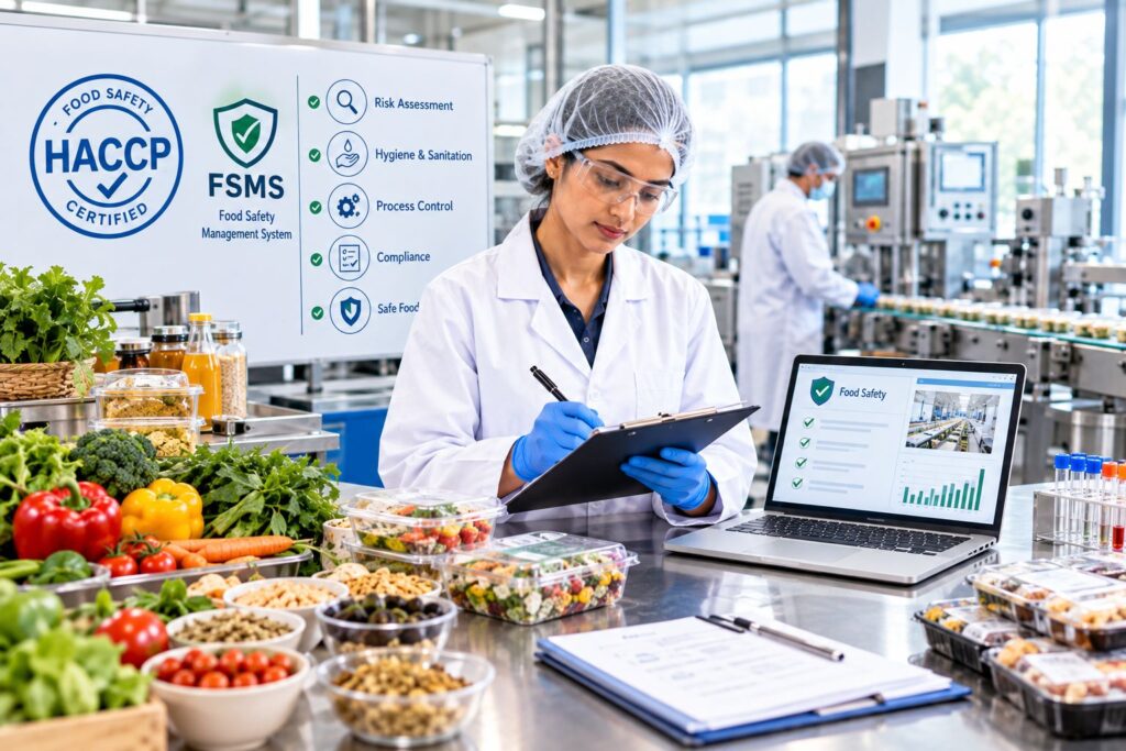 HACCP and FSMS food safety management system implementation with expert consultants in India