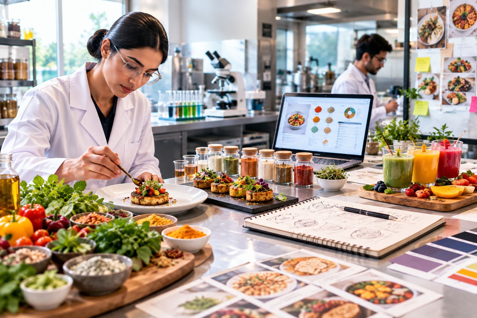 Alt Text: Food recipe formulation and product development for innovative food products