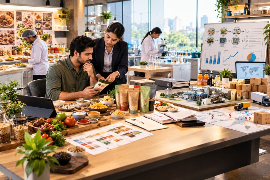 Professional food consultant helping food brands with product development and manufacturing