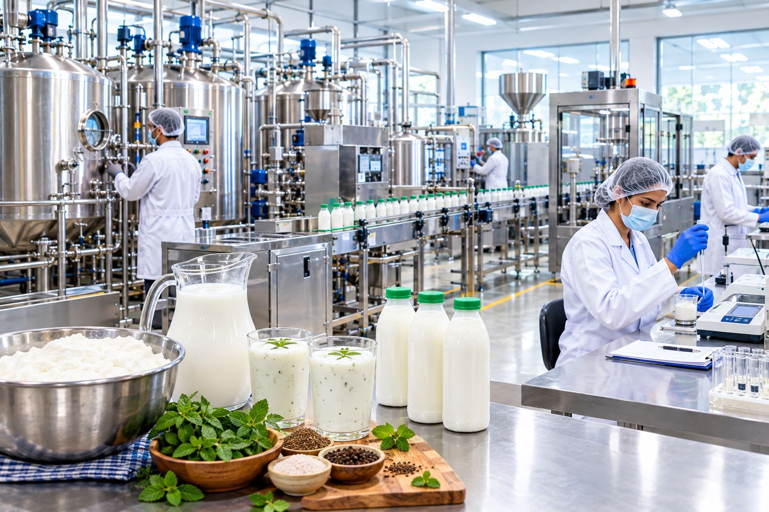 Food technologists and consultants for buttermilk production