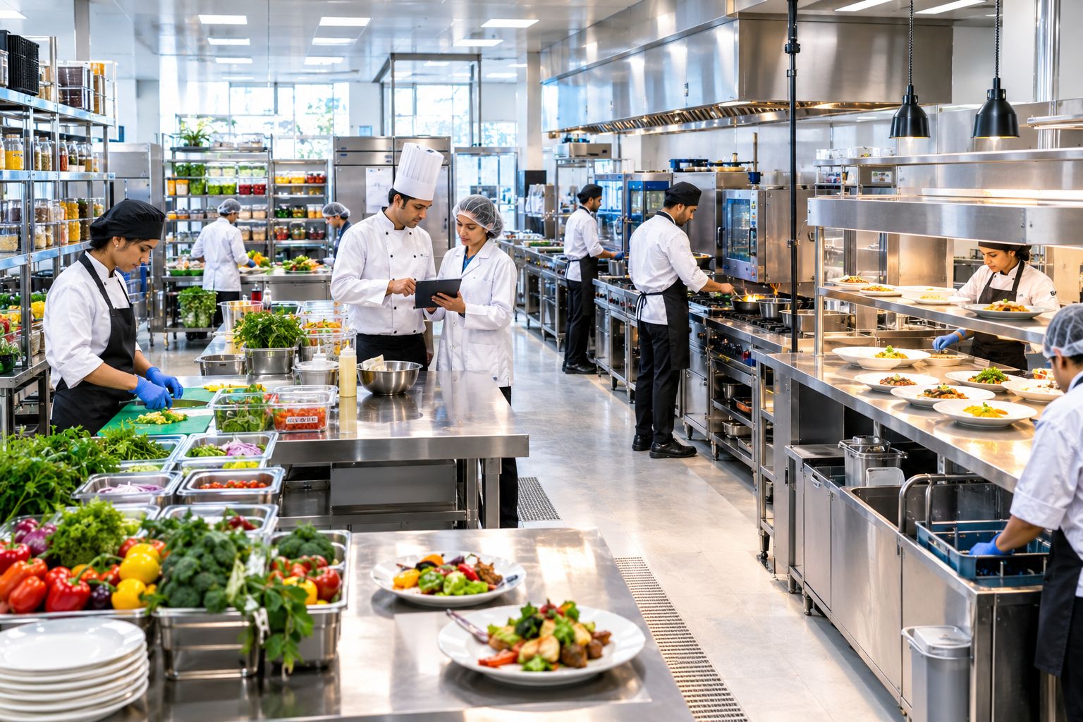 Expert food consulting services for improving kitchen efficiency
