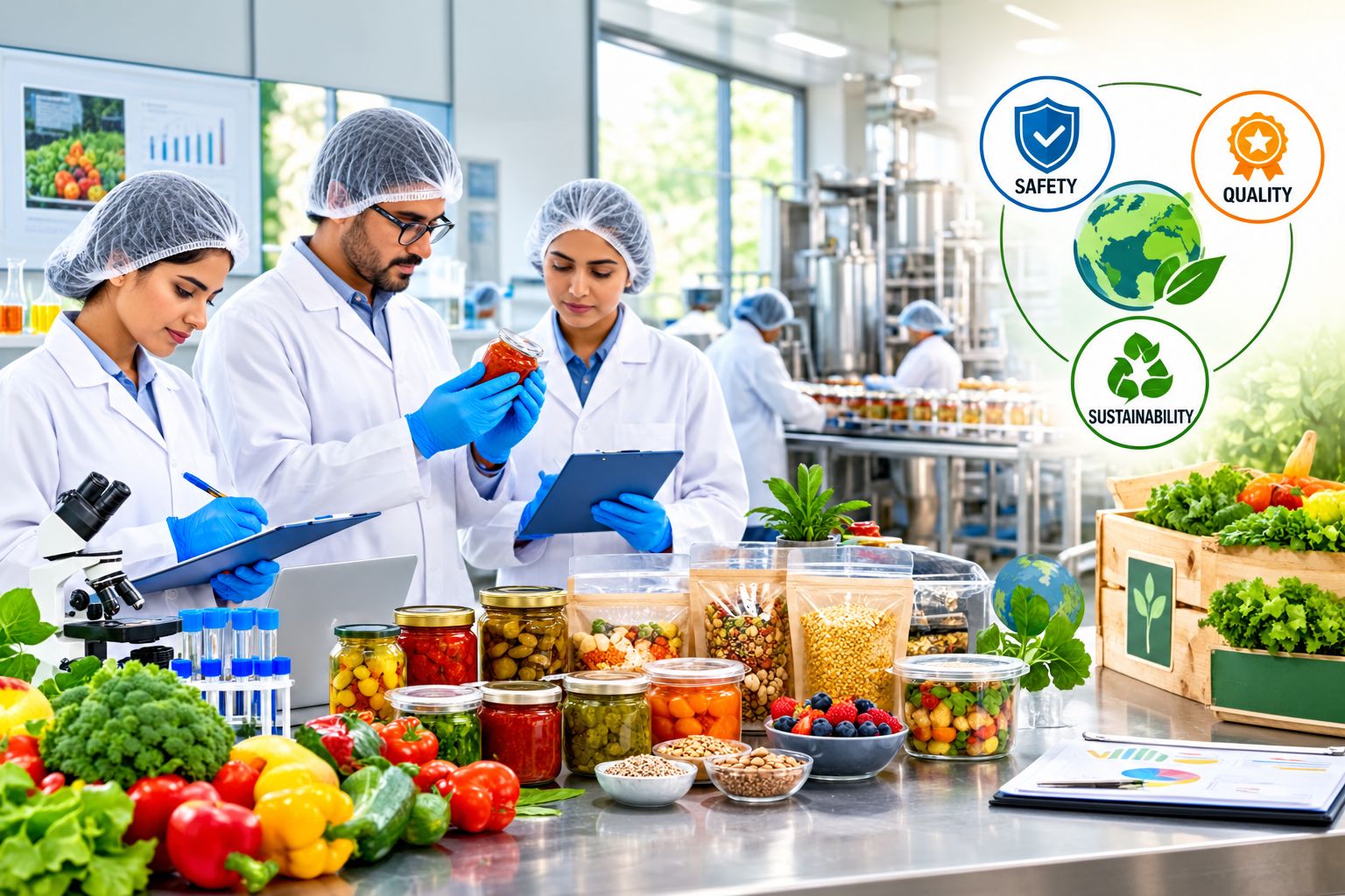 Food experts improving safety, quality and sustainability of processed food products