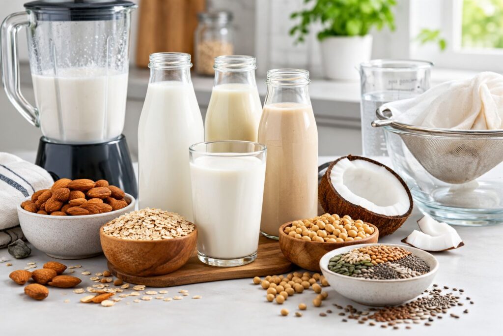 Plant-based milk recipe formulation