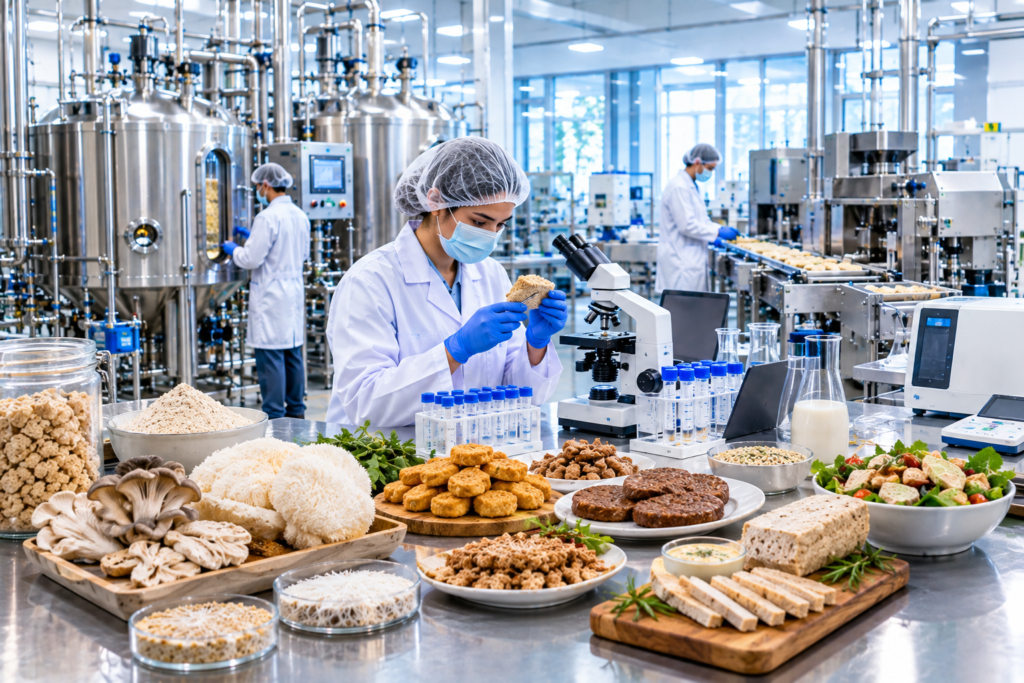 Mycoprotein formulation consultants for plant-based protein products